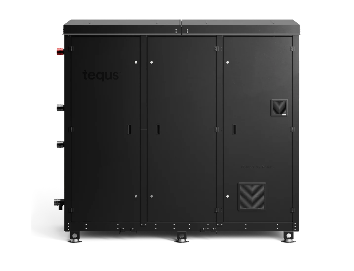 Tequs Aqua heat pump cabinet with doors closed